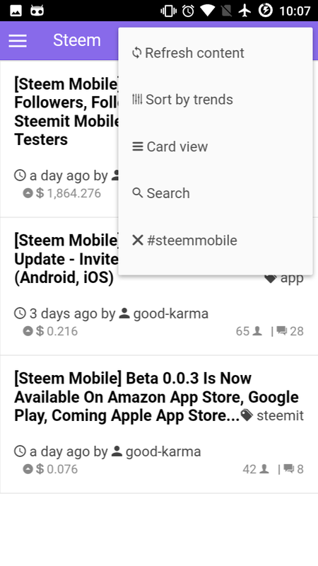 steemit mobile