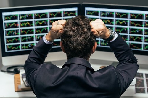 Image of an angry day trader
