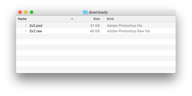 Fig 4. Finder reports the size on disk not the file size