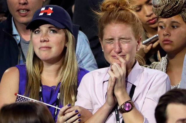Liberals Crying After Clinton Loss