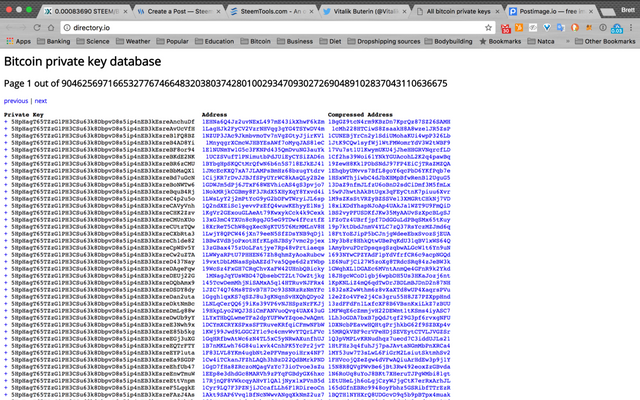 Just Fyi Vitalik Tweets Link To All Bitcoin Private Keys Steemit