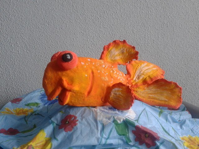 pretty goldfish