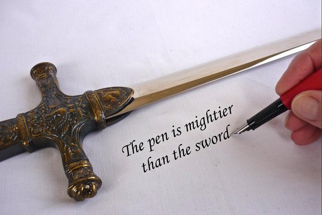 Is the Pen Still Mightier Than the Sword?