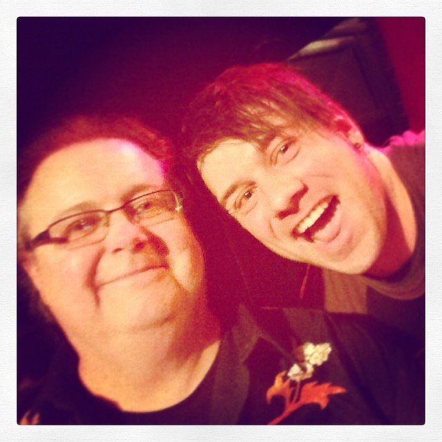 Me and Bob, Years later when he came to Nashville for a gig.