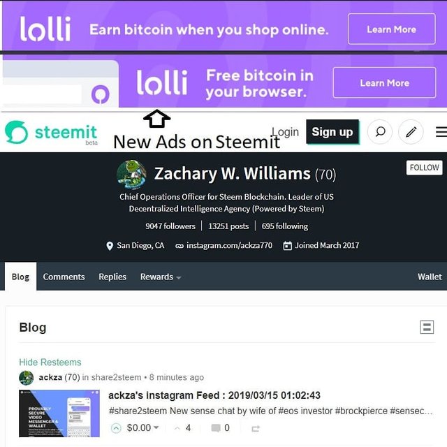 Ackza S Instagram Feed 2019 03 16 00 11 21 Steemit | Earn bitcoin on instagram Ackza S Instagram Feed 2019 03 16 00 11 21 Steemit -