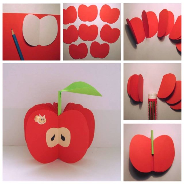 Resultado de imagen de apple paper fruit