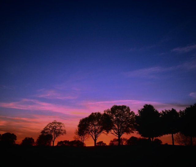 Lategram of a sunset I snapped here in town...