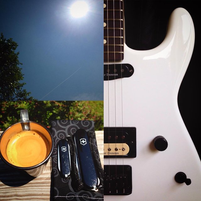Charvel, Espresso, and Sunshine. Perfect...