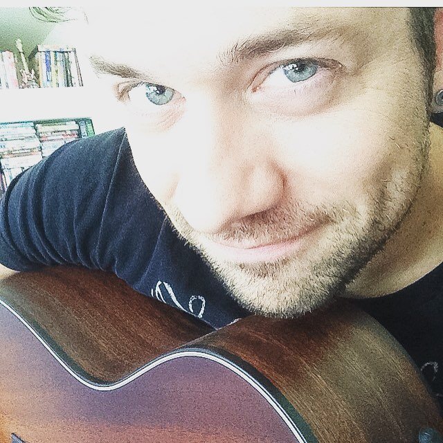 Blue Eyes and Baritone Acoustic Guitars