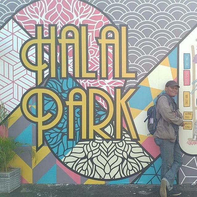Saya di Halal Park Senayan
