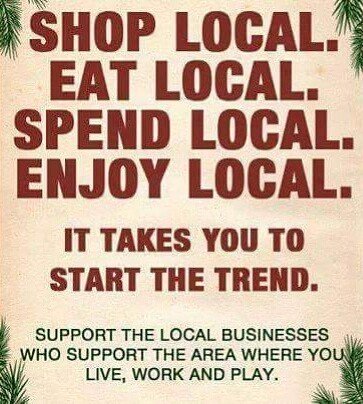 Shop local  
