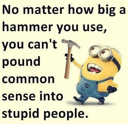 No matter how big a hammer you use
