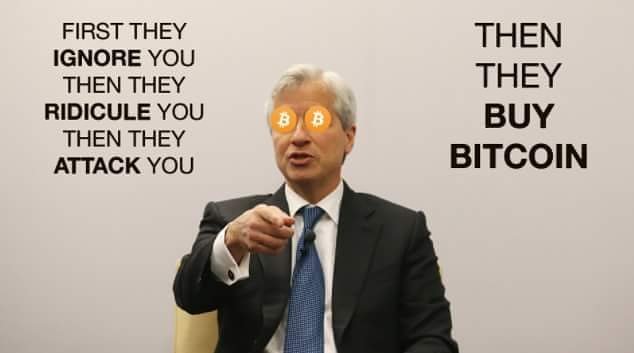 First they ignore you