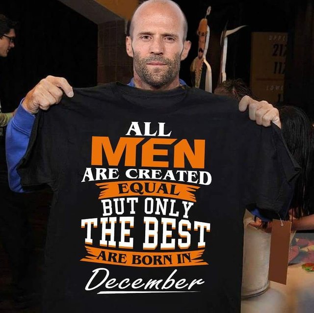 My son and I are both born in December