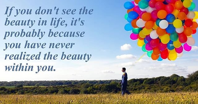 If you don't see the beauty in life