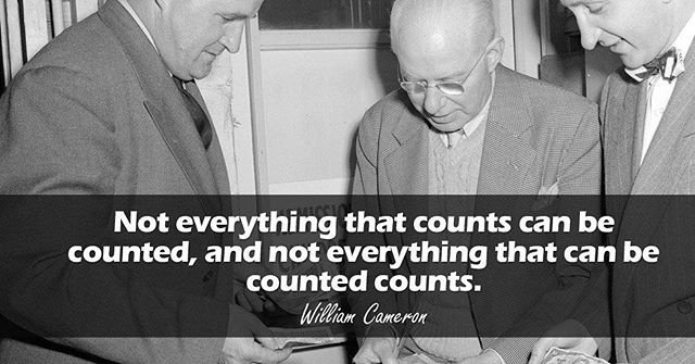 Not everything that counts can be counted