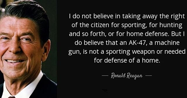 Ronald Reagan on Gun Control
