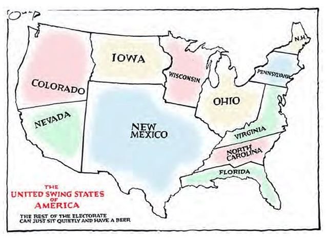 The United Swing States Of America By Jack Ohman In