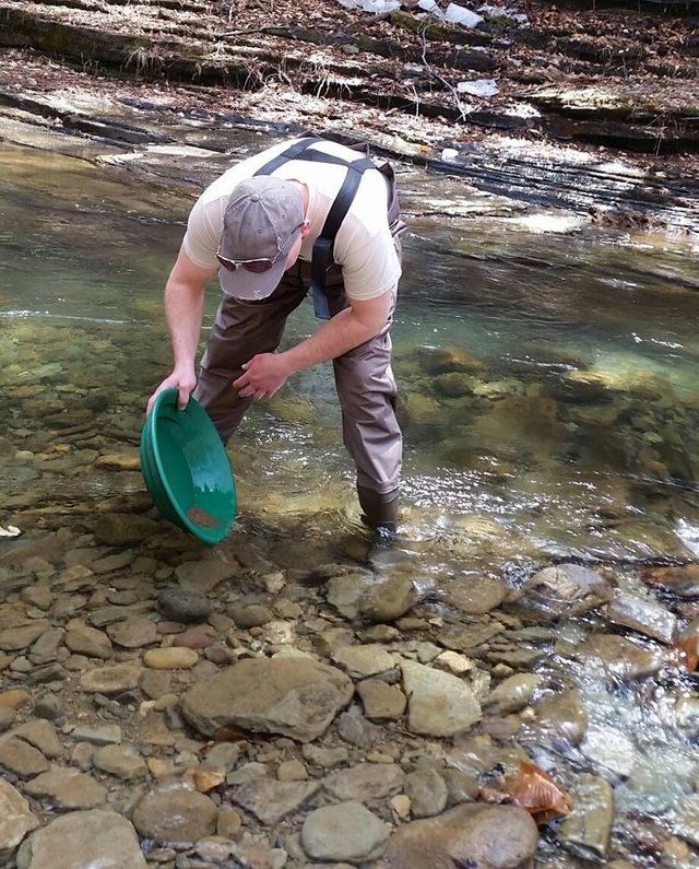 Gold Prospecting in Pennsylvania - Panning for Gold. — Steemit