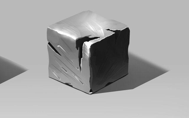 drawing material cubes task