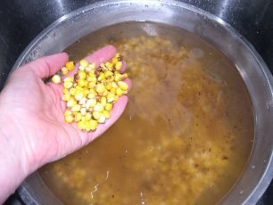 photo of, Washing Corn