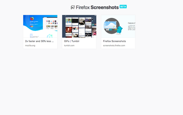 Firefox Screenshots