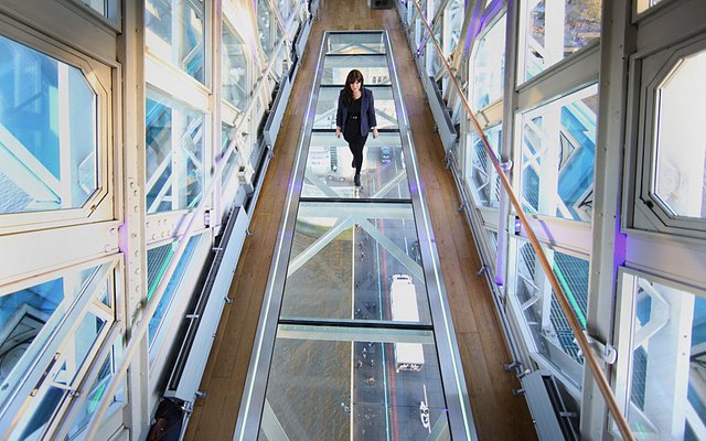 Glass floors protecting opulence