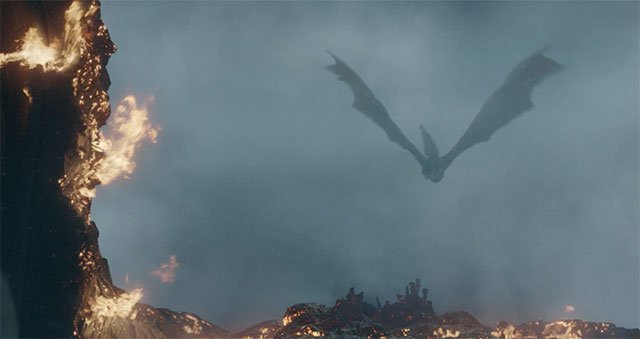 Image result for drogon flying away with dany