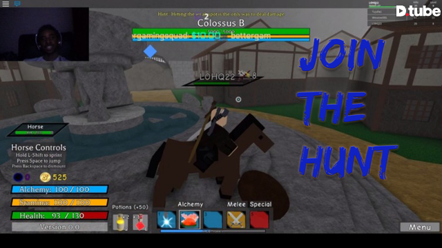 Roblox Colossus Legends Hunting Uh Big Creatures Steemit - 