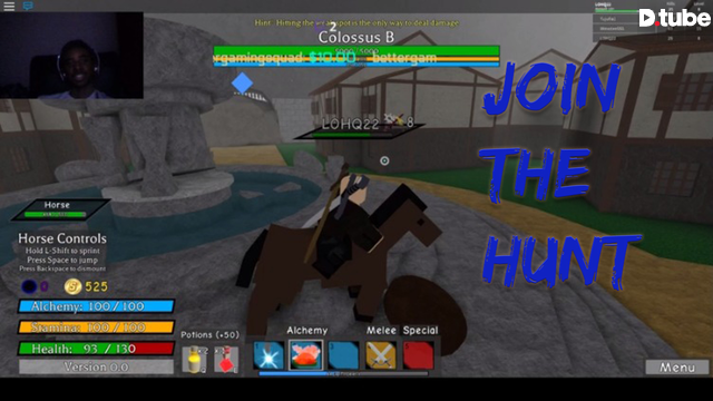 Roblox Colossus Legends Hunting Uh Big Creatures Steemit - uh uh uh roblox