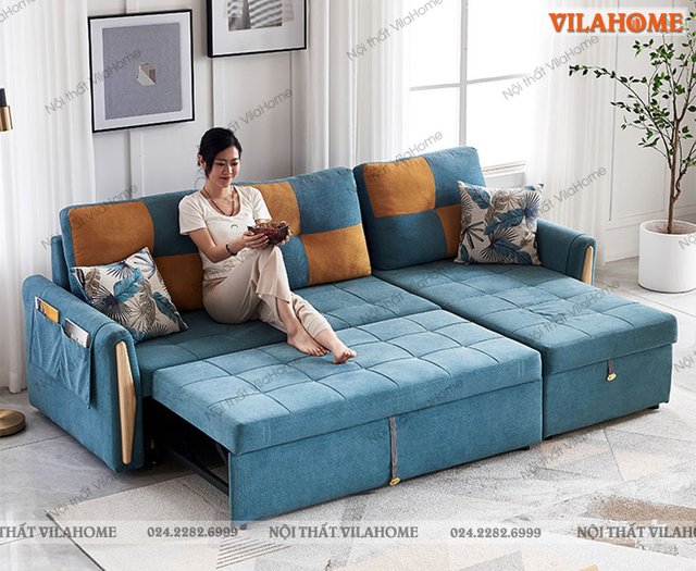 sofa giường gỗ