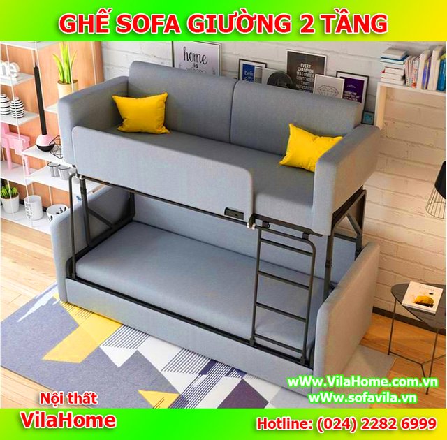 Sofa ghế giường nằm 2 tầng