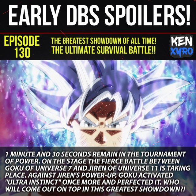 Dragon Ball Super Episode 130 New Spoilers