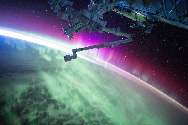 Aurora Photographed From Orbit