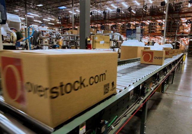 Operations Inside The Overstock.com Distribution Center On Cyber Monday