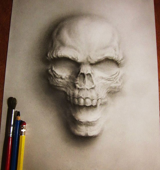 Pencil drawing with great 3D illusion effect  Vuingcom