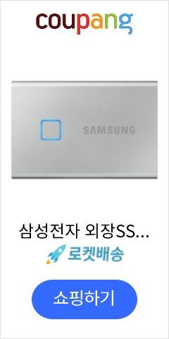 삼성전자 외장SSD T7 TOUCH MU-PC1T0, 1TB, 실버