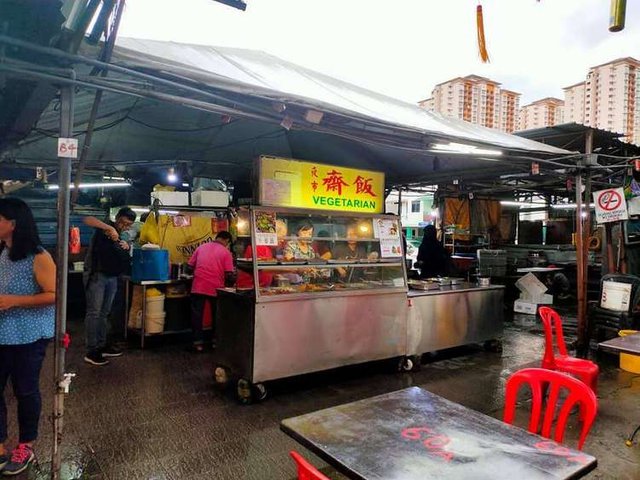 Vegetarian Economy Rice Stall Steemit