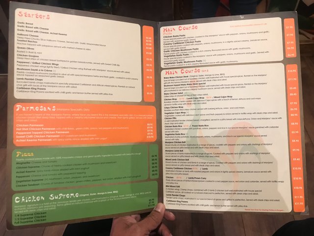 Manjaros menu shop