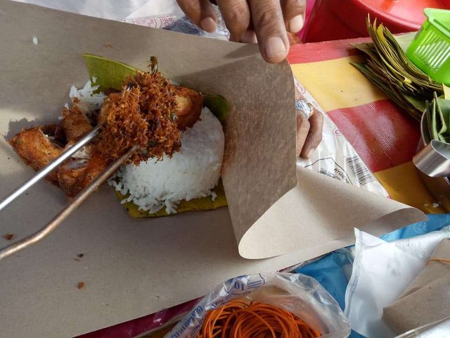 Nasi Kukus Ayam Berempah Steemit