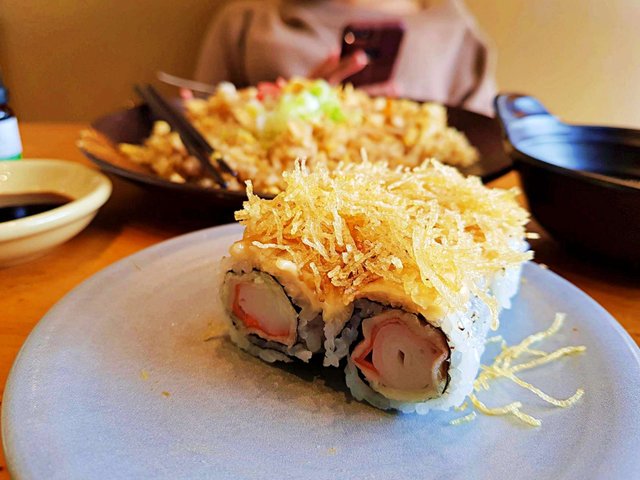 Fried Sushi Fried Rice And Fried Salmon Skin You Re Fried Steemit