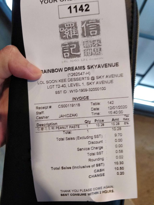 receipt