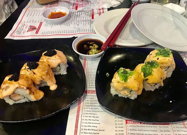 Wind up sushi outlet