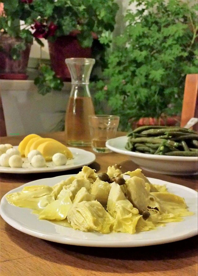 Kounaria Tavern - Table with food & wine (Large).jpg
