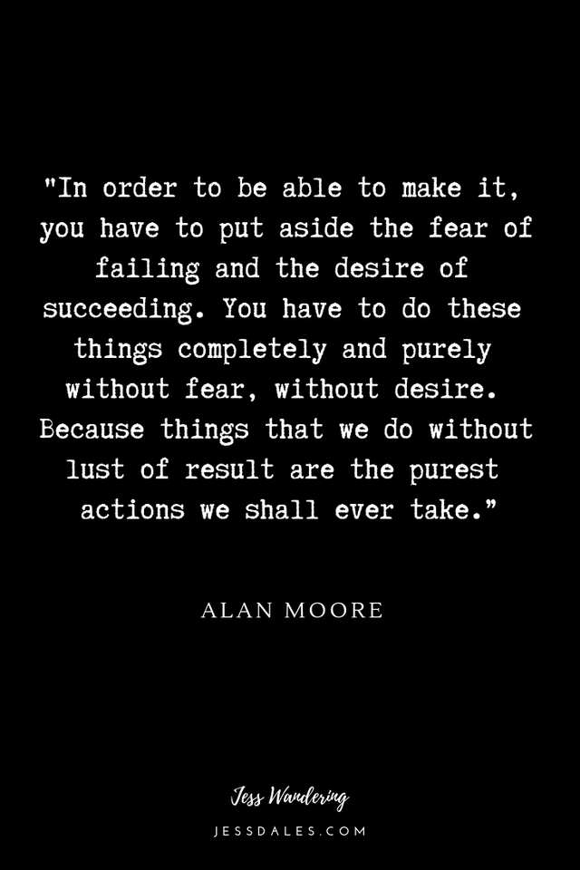 Alan Moore  Quote
