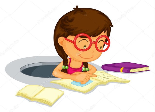 Chica haciendo tareas escolares â€” Archivo ImÃ¡genes Vectoriales