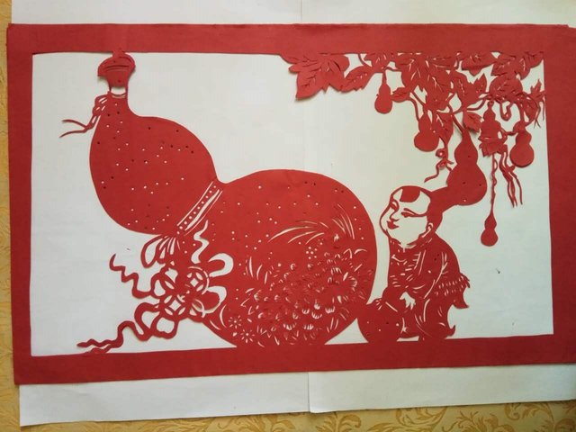 paper-cutting artwork