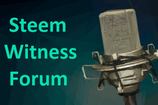 Steem Witness Forum