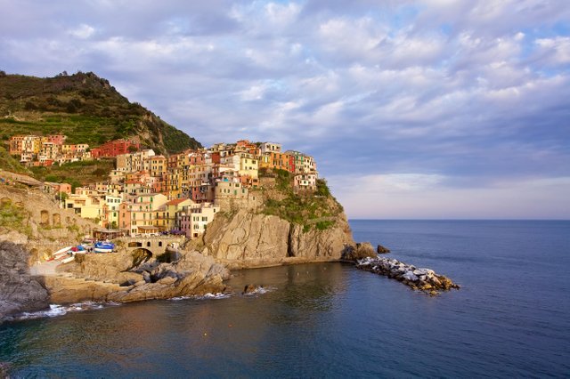 Manarola at sunset