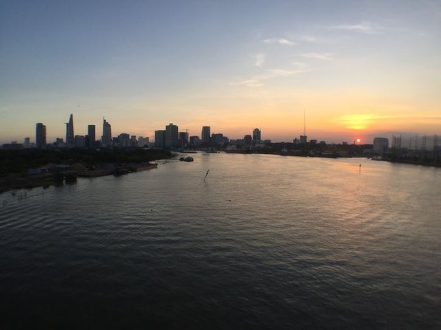 saigon river and cityscape sunset.JPG